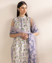 SAPPHIRE | UNSTITCHED 3 PIECE PRINTED LAWN SUIT