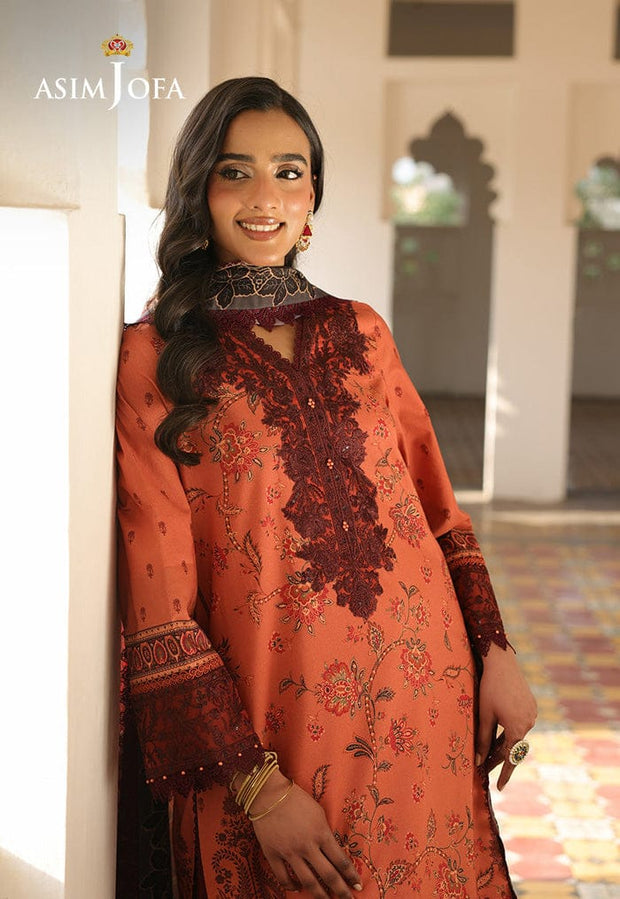 PRINTED EMBROIDERED LAWN 3 PCS