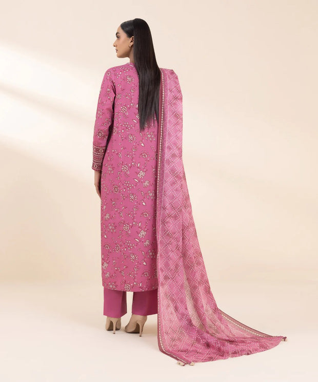 Sapphire 3Pc Embroidered Cambric Suit