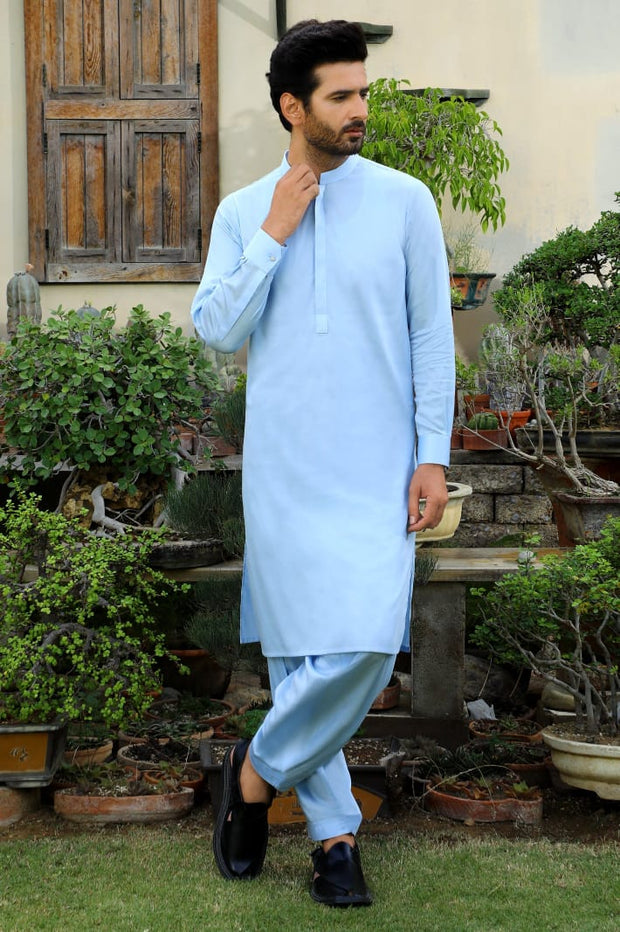 Mens Unstitched cotton suit
