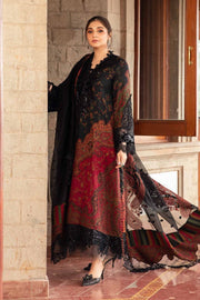Maria B Black Lawn Print Embroidery 3 piece (replica)