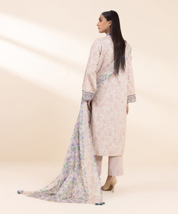 2 piece embroidered Cambric suit
