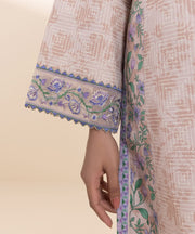 2 piece embroidered Cambric suit