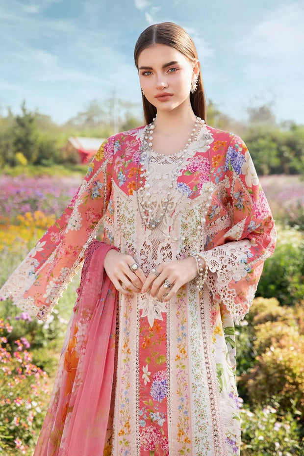 MARIA.B  EMBROIDERED LAWN 3 PIECE (Replica)