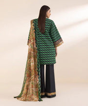 2 Piece - Embroidered Cotton Suit