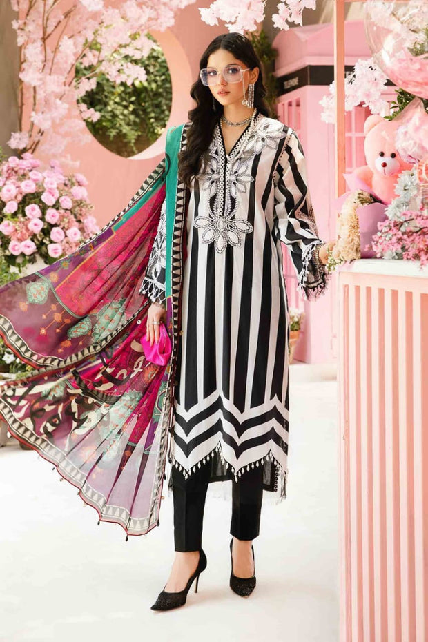 MARIA.B M PRINT EMBROIDERED 3 PIECE