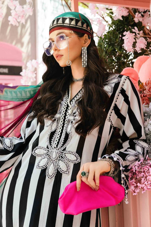 MARIA.B M PRINT EMBROIDERED 3 PIECE