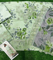 IZNIK LAWN EMBROIDERED 3 PIECE SUIT