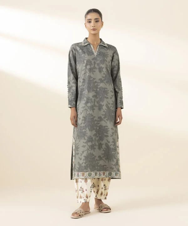 SAPPHIRE PRINTED LAWN 2 PIECE SUIT