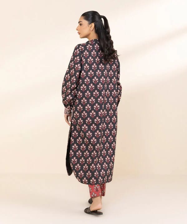 2 Piece - Printed Cotton Suit