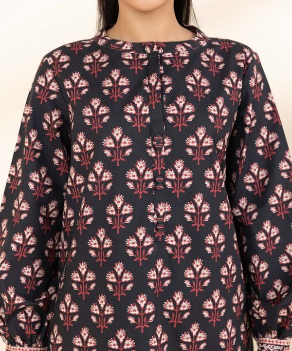 2 Piece - Printed Cotton Suit
