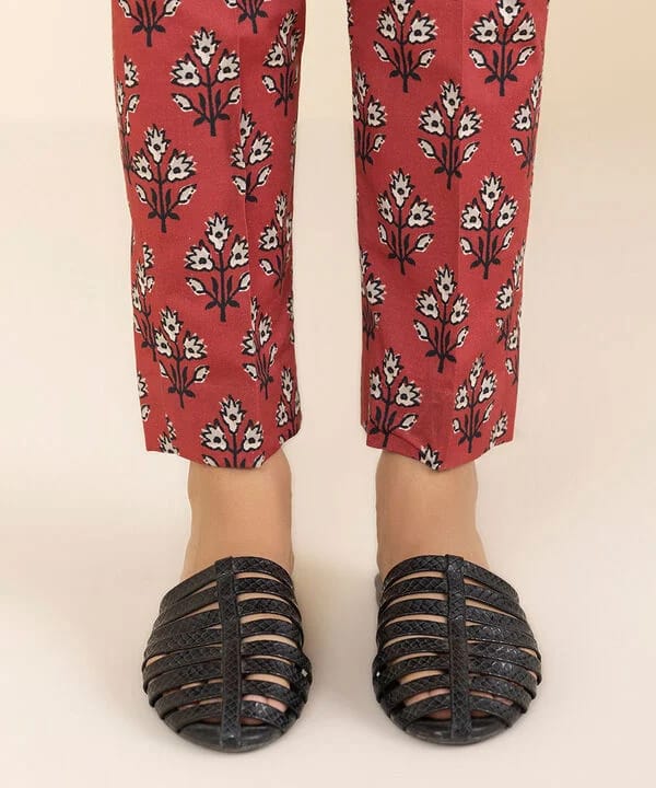 2 Piece - Printed Cotton Suit