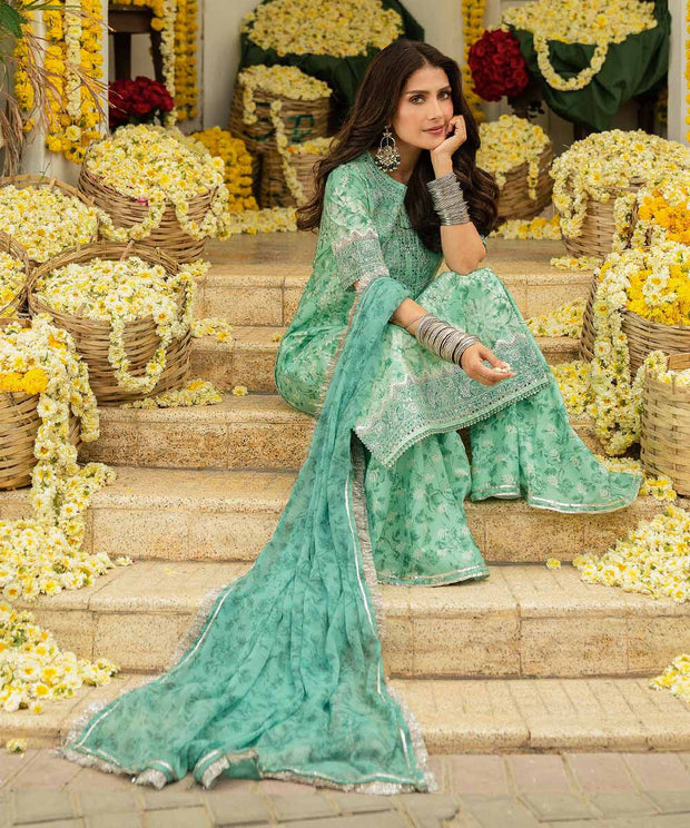 3 Piece - Embroidered Lawn Suit