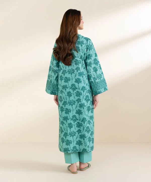 Sapphire Printed Lawn Shirt
